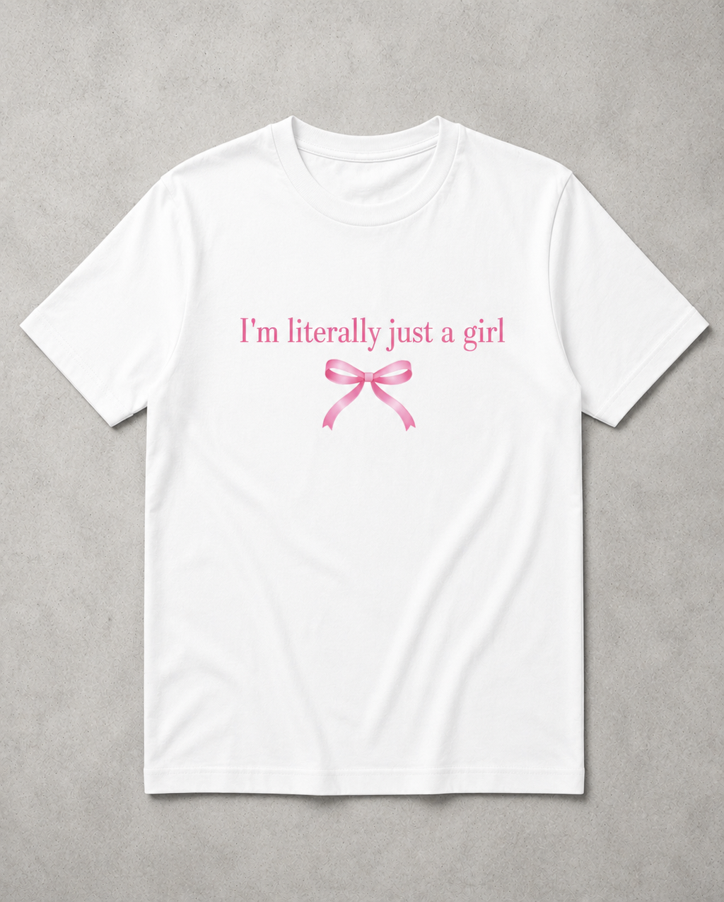 Just a girl t-shirt for womens