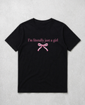 Just a girl t-shirt for womens